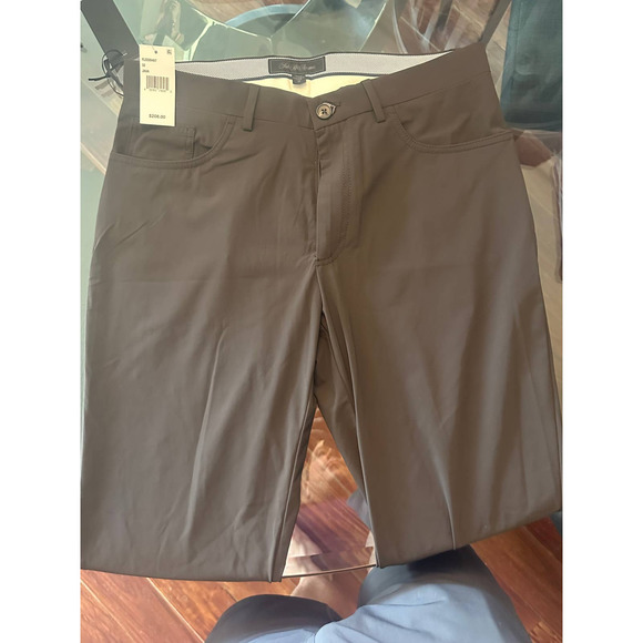 Mens Saks Fifth Avenue Collection Brown Pants Size 34 NWT - Picture 1 of 2